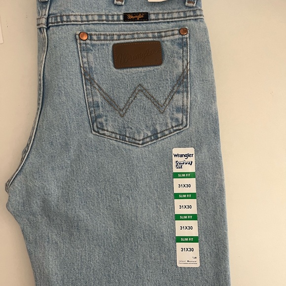 Wrangler Men's Denim Slim Fit Jeans - Picture 1 of 3